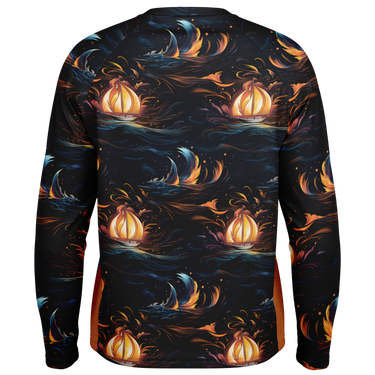 Chokefish™ Long Sleeve Every Day All Weather Trees&Boats Shirt Men's-005